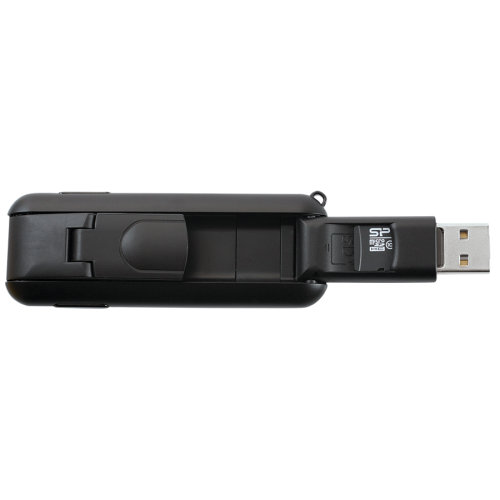 Подсветка для ноутбука с картридером  для микро SD карты (серебристый, черный)