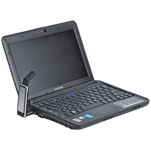 Подсветка для ноутбука с картридером  для микро SD карты (серебристый, черный)
