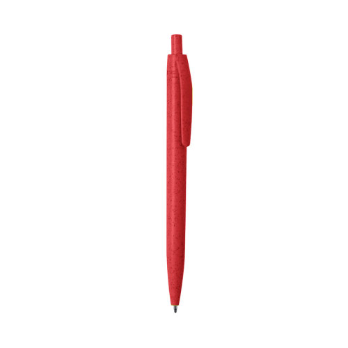 WIPPER, ручка шариковая, пластик с пшеничным волокном (красный)