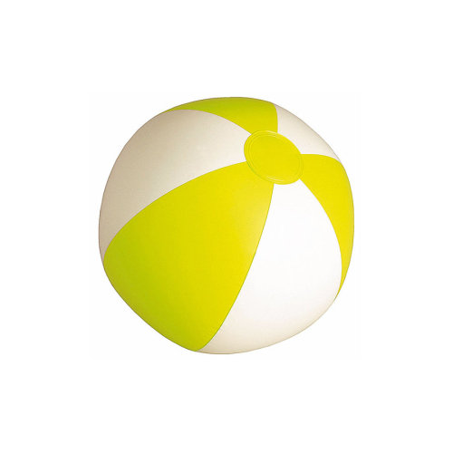 SUNNY Мяч пляжный надувной; бело-желтый, 28 см, ПВХ (белый, желтый)