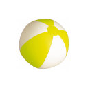 SUNNY Мяч пляжный надувной; бело-желтый, 28 см, ПВХ (белый, желтый)