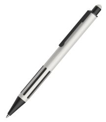 Ручка шариковая со стилусом IMPRESS TOUCH, прорезиненный грип (белый)